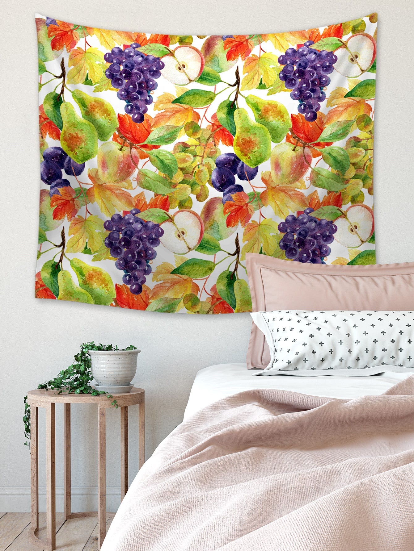 1pc Fruit Print Tapestry