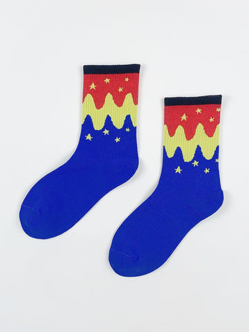 Men Star Pattern Socks