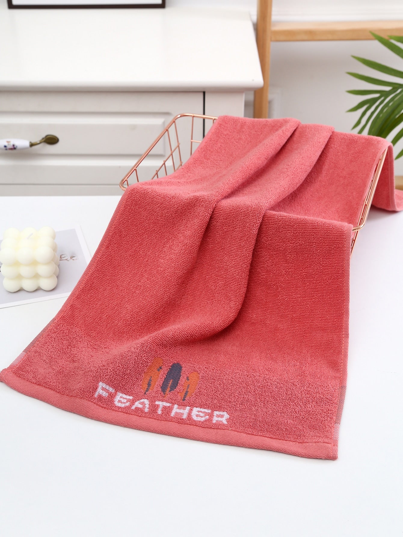 Feather Pattern Towel