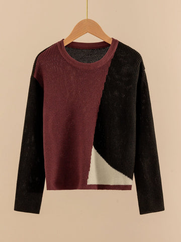 Boys Cut And Sew Sweater