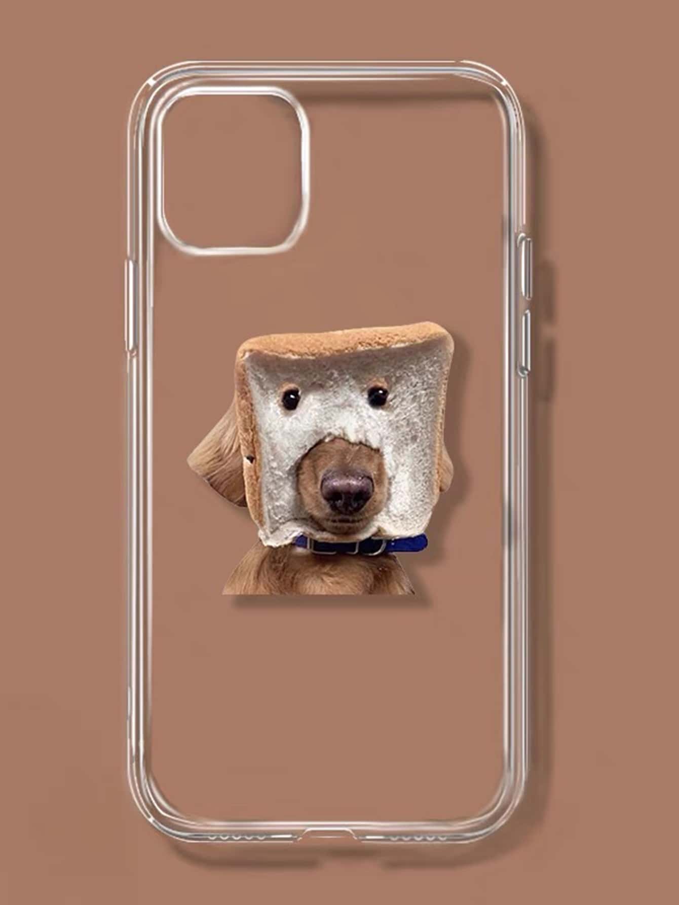 Toast Dog Clear Phone Case