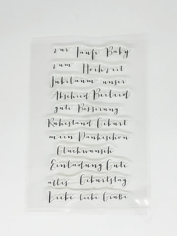 Letter Pattern Stamp