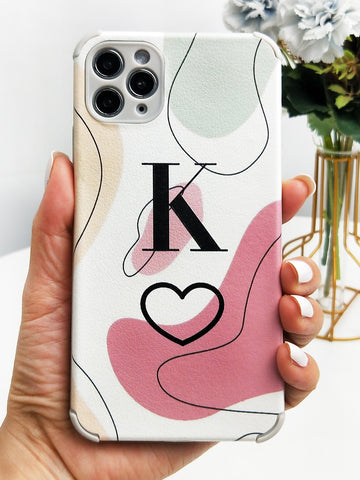 Letter Graphic Phone Case
