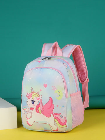 Cartoon Kindergarten Unicorn Shoulder Bag, Cute Unicorn, Fashion Girls School Bags