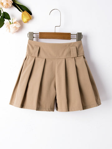 Young Girl Pleated Shorts