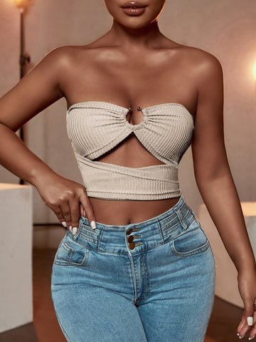 O-ring Cut Out Front Tube Top