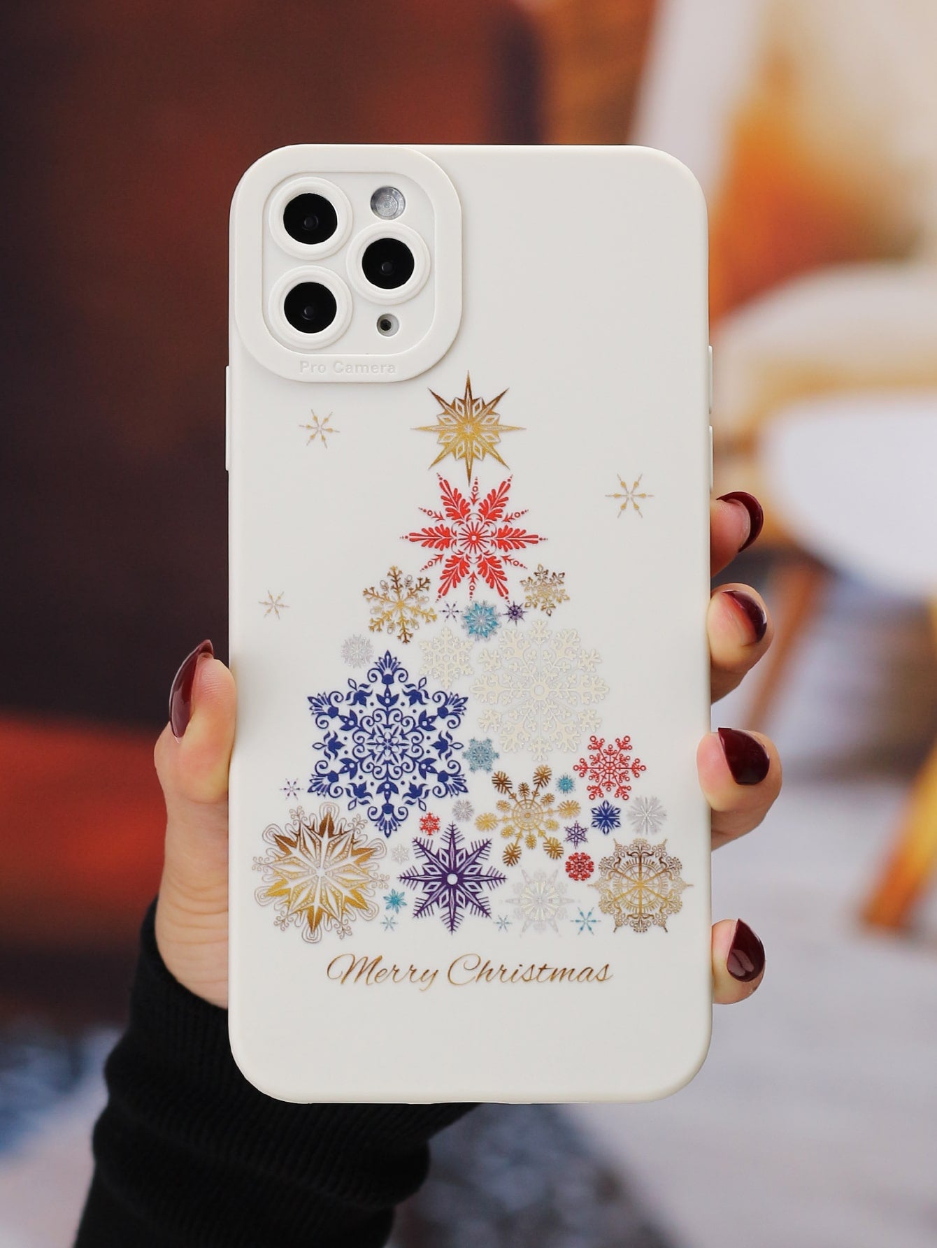 Christmas Snowflake Pattern Phone Case