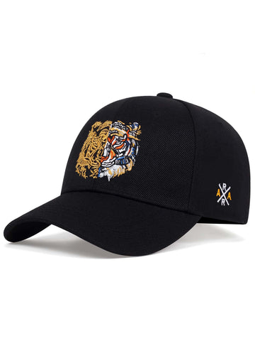 Men Tiger Embroidered Baseball Cap