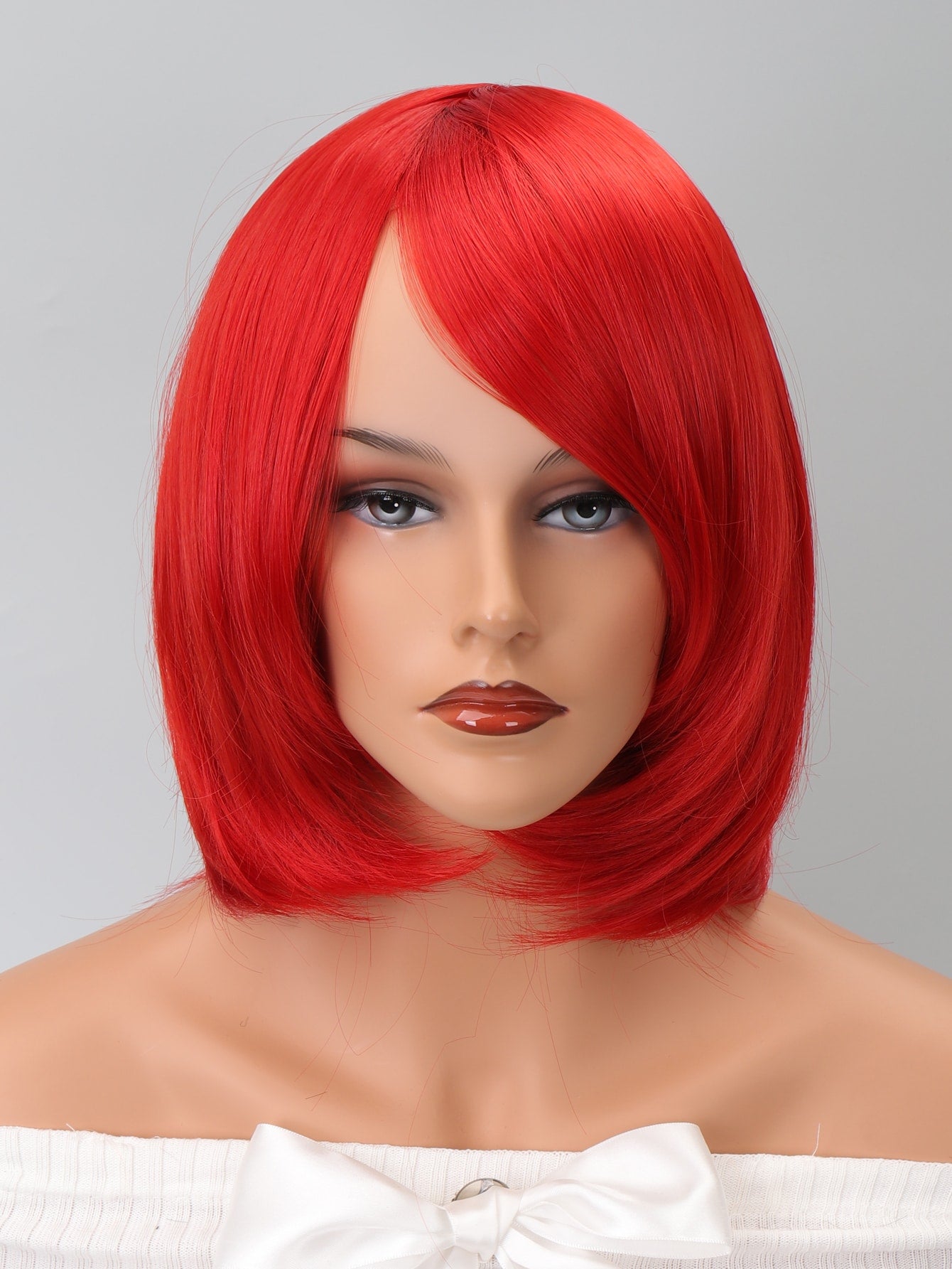 Short Straight Synthetic Wig With Bangs