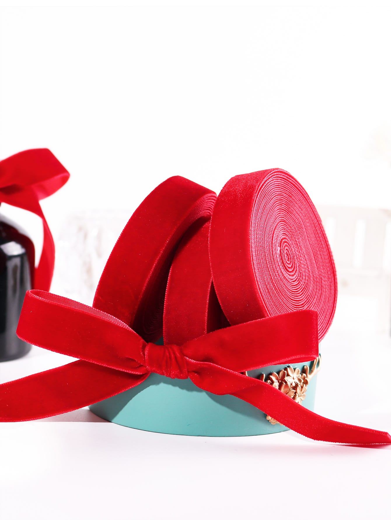 1roll Plain Gift Wrapping Ribbon