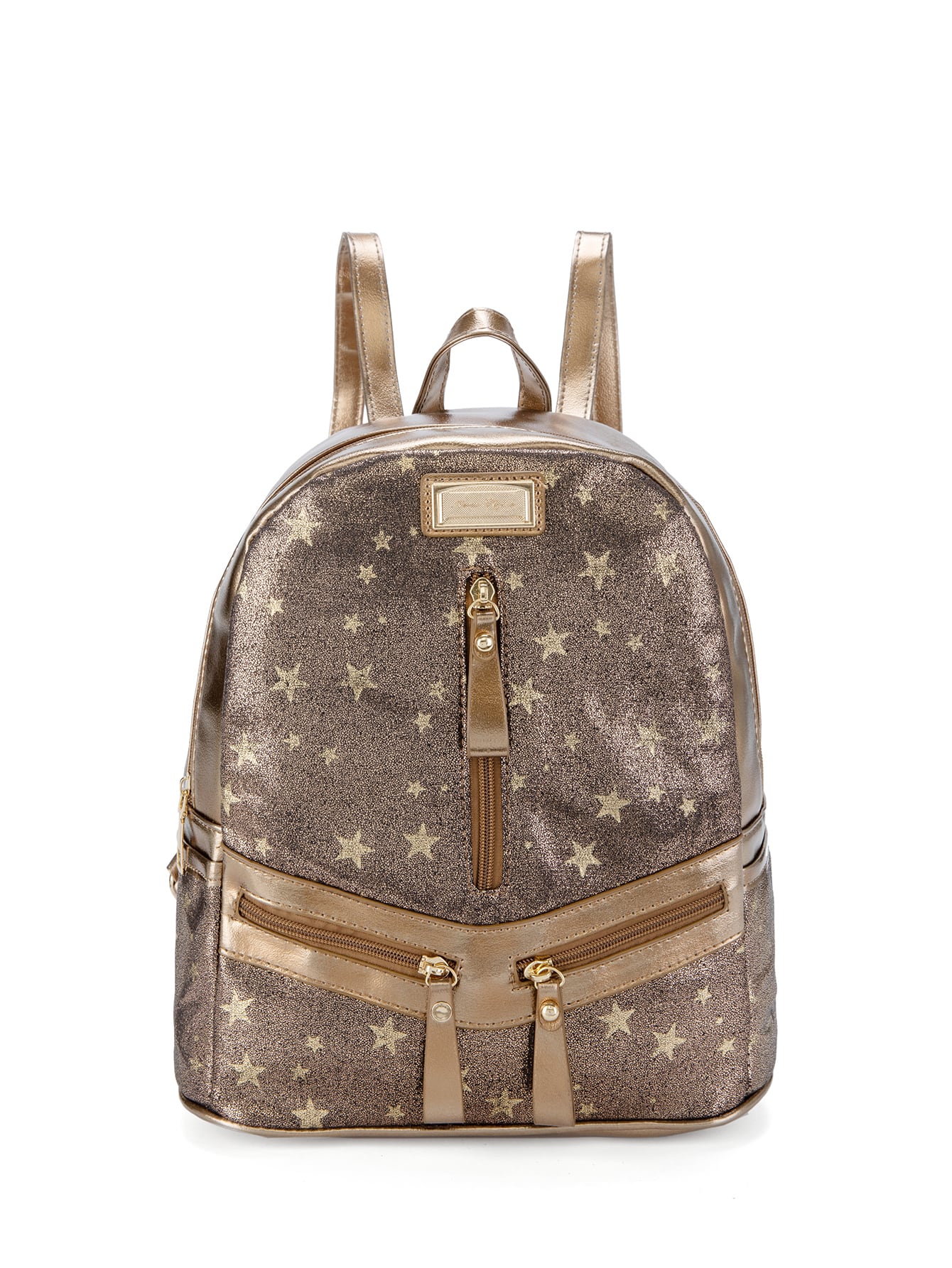 Star Print Letter Graphic Functional Backpack for Women, Rookies & White-collar Workers