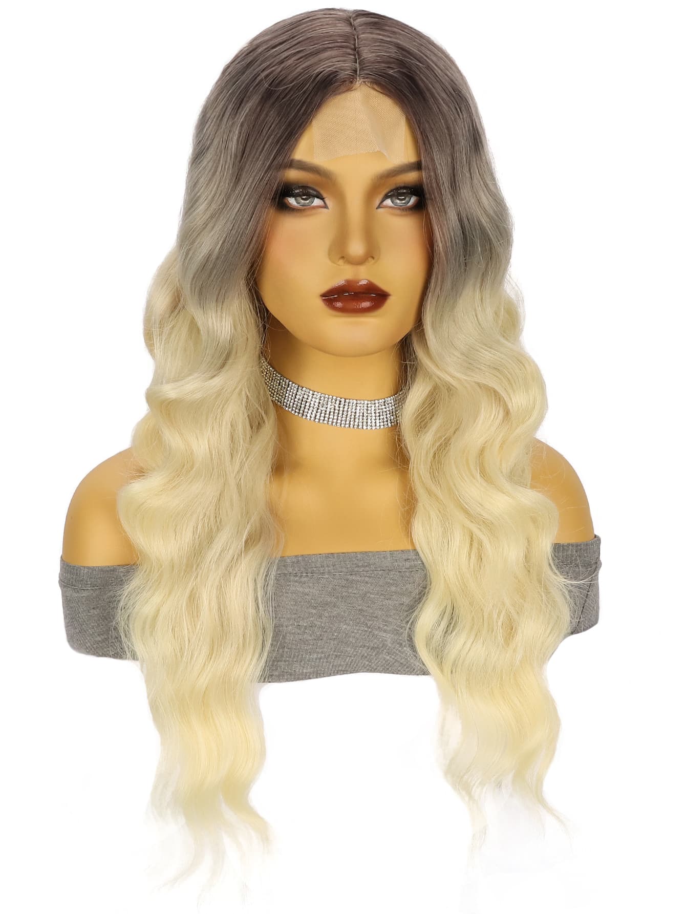 4*1 Lace Front Long Body Wave Synthetic Wig