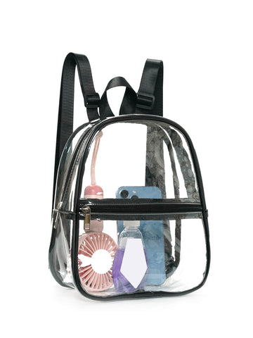 Minimalist Clear Fashion Backpack for Kids