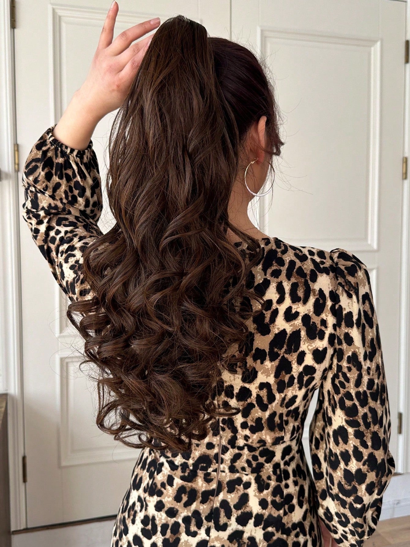 Long Curly Ponytail Synthetic Hair Extension