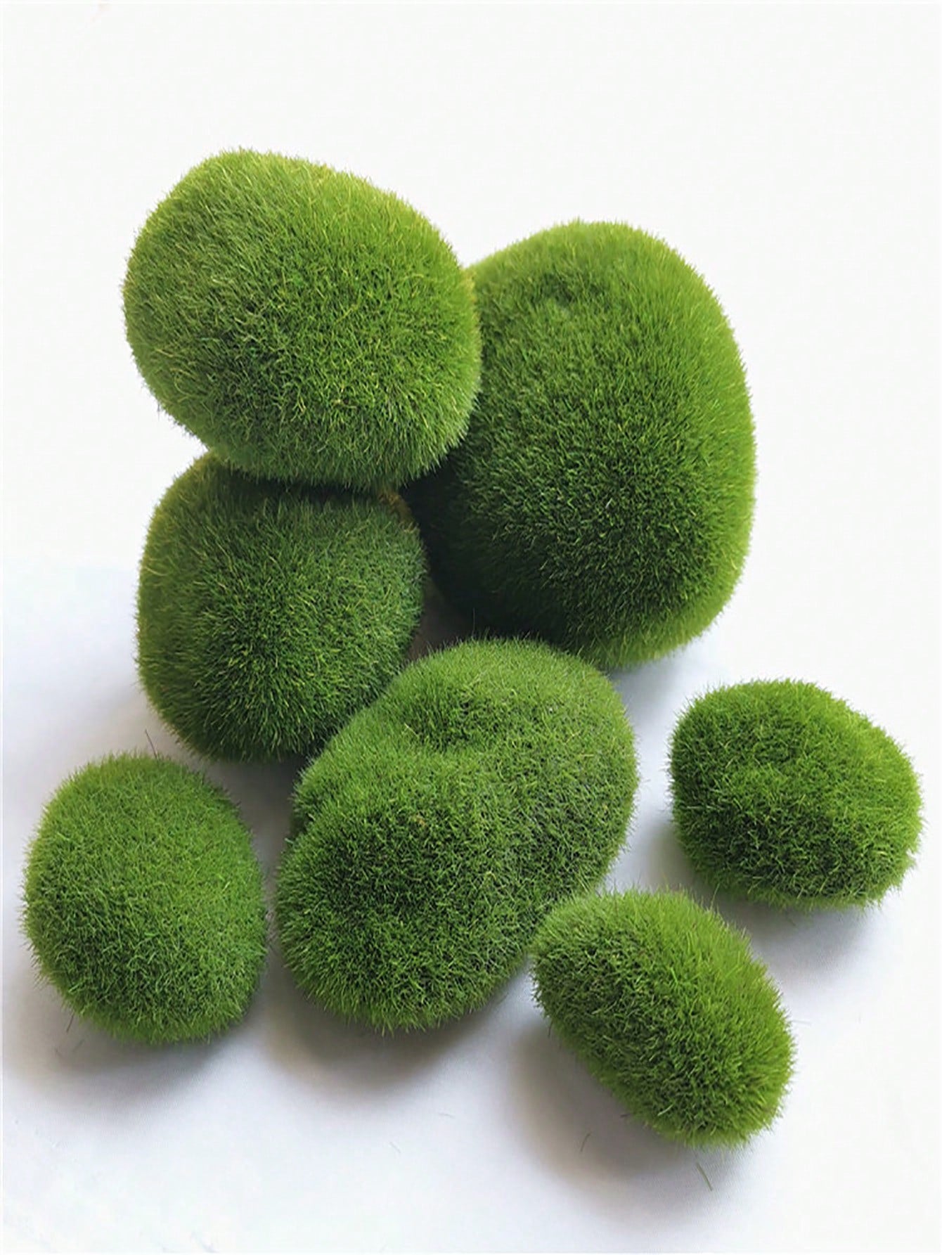 1pc Plastic Artificial Moss, Cottagecore Green Fake Plant For Party Decoration