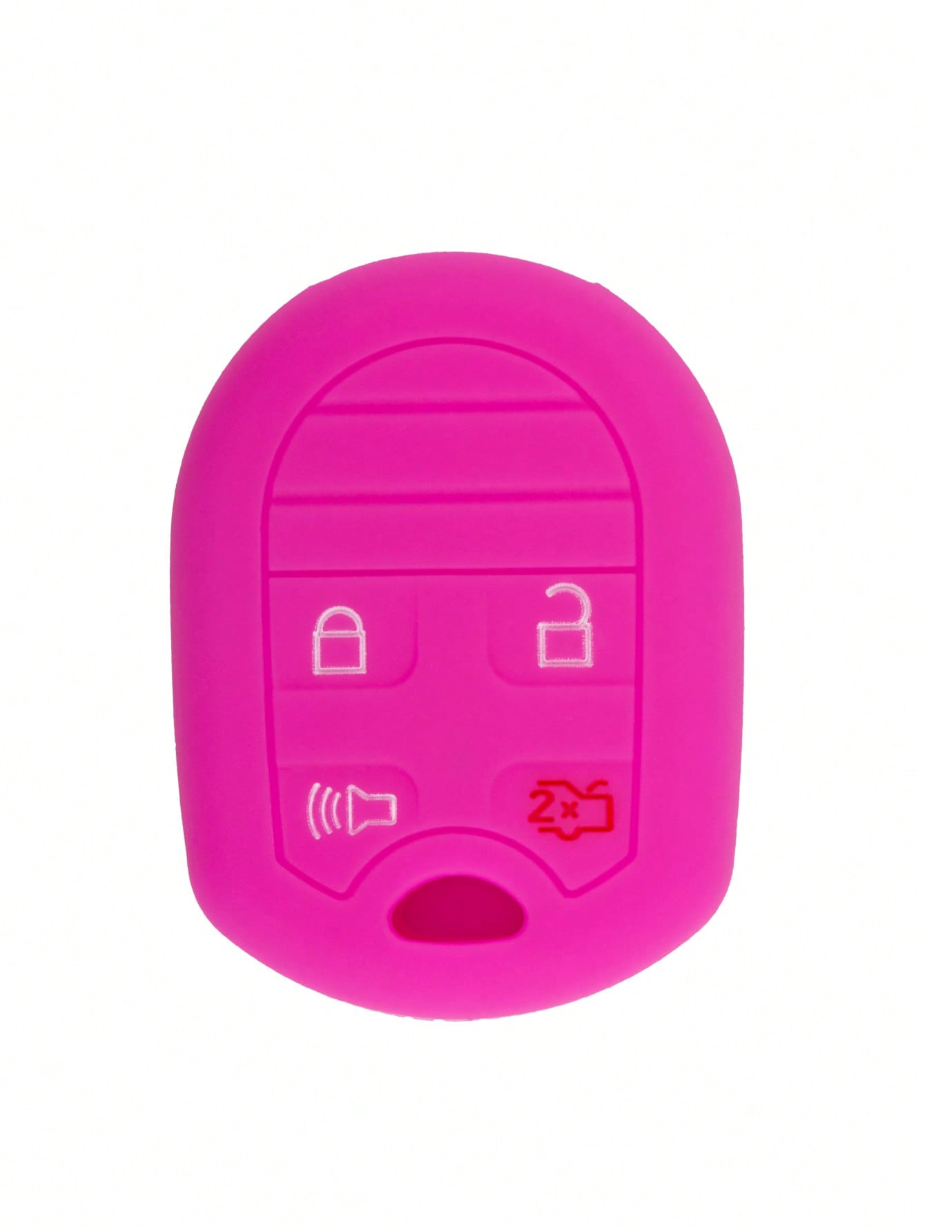 1pc Silicone Car Key Case Compatible With Ford, Key Fob Cover