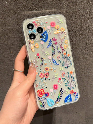 Iphone Flower Frame Anti-shock Phone Case