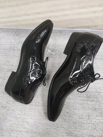 Men Minimalist Lace Up Front Oxford Shoes, Business Office Dress Shoes