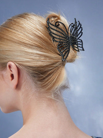1pc Women Butterfly Shape Fashion Hair Claw For Daily Life