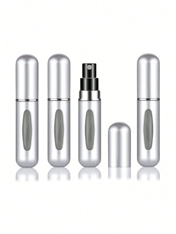 4pcs 5ML Portable Mini Refillable Perfume Bottle With Spray Atomizer Bottle Travel