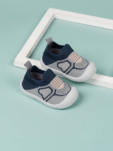 Baby Colorblock Knit Slip-on Sneakers