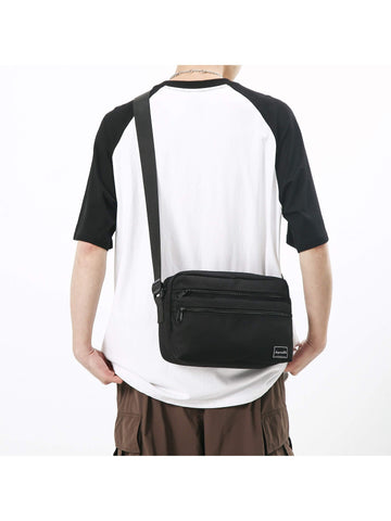 Japanese Style Men's Casual Shoulder Bag, Messenger Bag, Crossbody Bag, Lightweight & Practical Square Bag
