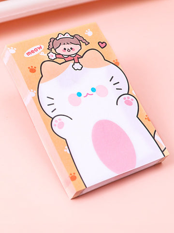 1pc Korean Cute Cartoon Sticker For Notebook, Memo, Page Flag, Stationery, Kawaii School Supplies/office Supplies