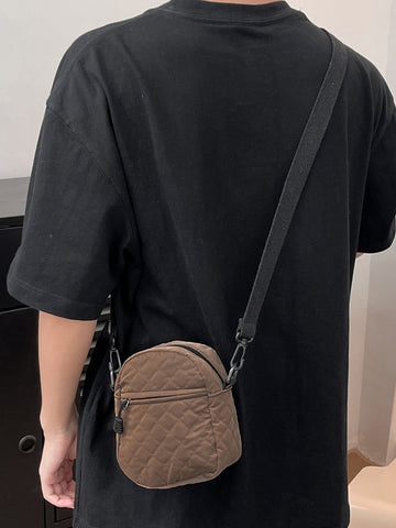 Mini Geometric Pattern Fashionable Shoulder Bag Crossbody Bag Sling Bag Back to School For College School Lightweight Multifunctional