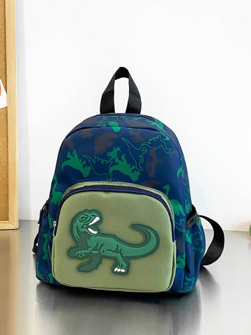Cartoon Dinosaur Backpack, Children's New Kawaii Cute Cartoon Schoolbag, School Season Gift Birthday Gift, Truck Unicorn Dinosaur Lightweight Schoolbag Backpack Backpack Kindergarten Schoolbag Travel Backpack, Boys Schoolbag