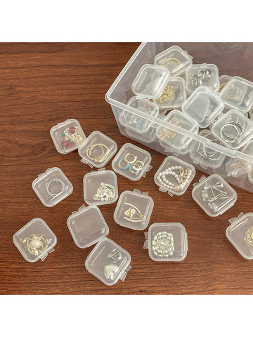 1pc Transparent Jewelry Storage Box