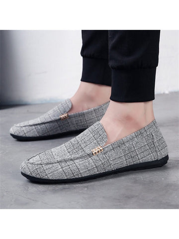 Men's Loafers, Old Beijing Cloth Shoes, Korean Style, Breathable Casual Shoes For Men, Spring/summer