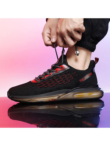 Men's Summer New Casual Shoes, Trendy Breathable Running Sneakers With Lightweight Comfortable Soft Sole
