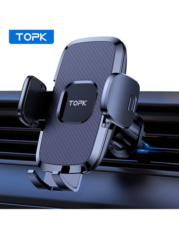 Topk Car Air Vent Phone Holder 360° Rotatable Smart Car Phone Mount D35-g