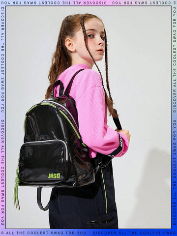 Casual Sports Street Style Backpack With Letter Print
