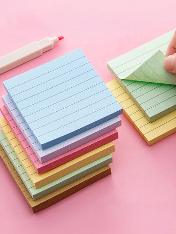 1pc Colorful Sticky Note For Family Study Notes Cheat Sheet