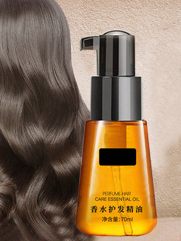 1bottle 70ml Hair Care Essential Oil For Repairing Dry Hair, Improving Frizzy, Non-washing, Nourishing And Smoothing Hair