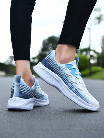 Breathable Hollow Mesh Women's Athletic Shoes, Lightweight Soft Sole Running Shoes With Anti-slip Design