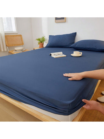 1pc Polyester Brushed Bed Sheet Bed Cover Mattress Protector