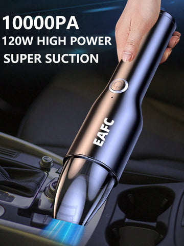 Wireless Car Vacuum Cleaner 10000Pa Suction Rechargeable Handheld Vacuum Cleaner Car Home Sofa Pet Hair Cleaning