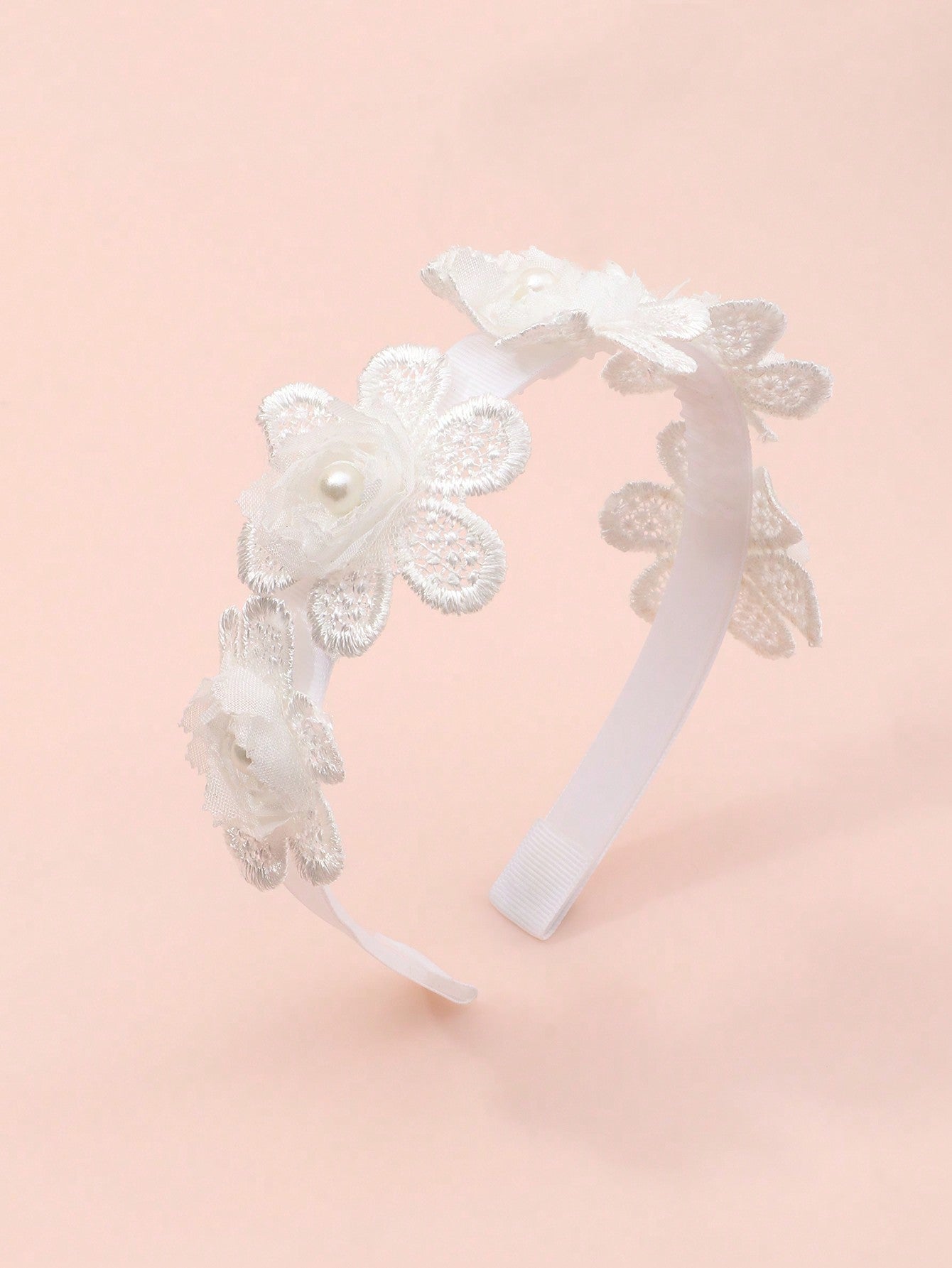 1pc Children's White Flower Headband