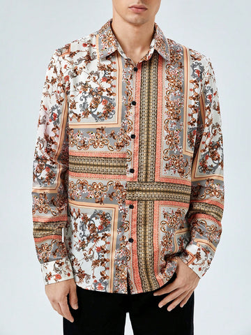 Men's Baroque Print Shirt