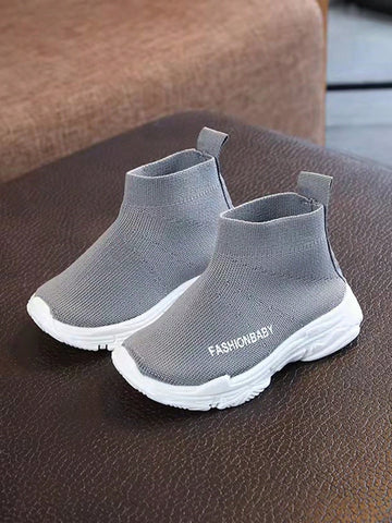 Kids' Slip-on Athletic Sneakers Sock Shoes Casual Dad Shoes