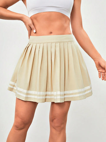 Sports Tennis Basic Pleated With SKIRT