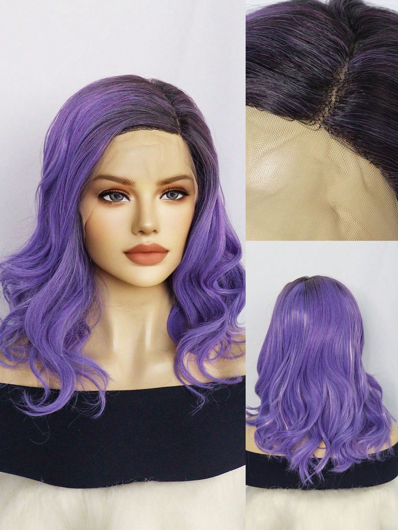 13*1 Lace Front Medium Body Wave Synthetic Wig