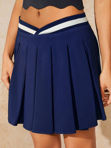 Sports Tennis Basic Pleated With SKIRT