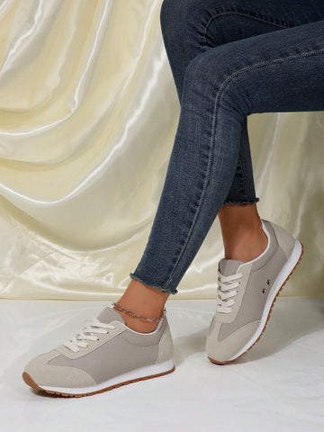 Ladies' Apricot-colored Sports Shoes
