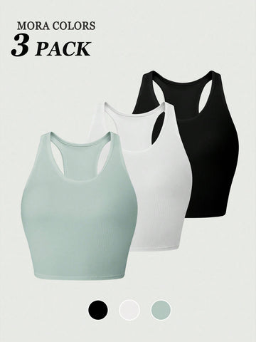 Women's Solid Color Daily Basic Tank Top For Summer