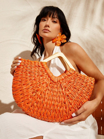 Fashionable Woven All-match Straw Bag