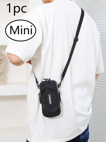 Mini Solid Color Square Crossbody Bag For Cell Phone Sling Bag Shoulder Bag Side Bag For Holiday Travel Essentials School Bag For College Studnets Summer Gifts For Boyfriend Men Gifts College Bag Fathers Day Gifts