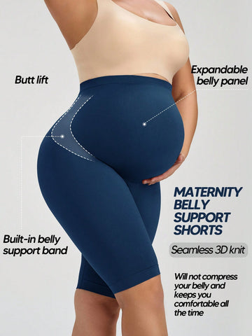 Maternity High Waist Biker Shorts
